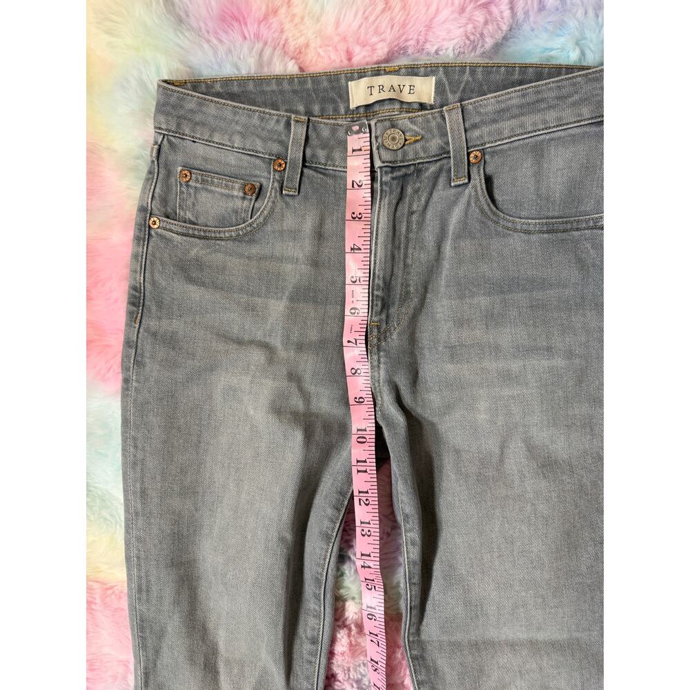 Trave IRINA Slim Raw Hem Gray Jeans Size 27 - Picture 8 of 10